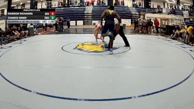 157 lbs Quarters & 1st Wb (16 Team) - Dawson Richards, Gilmer County vs Chance Grier, Troup