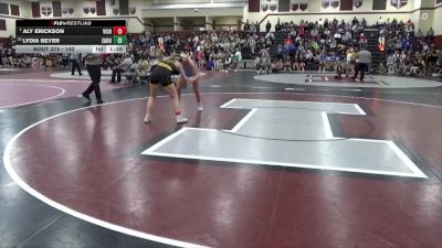 140 lbs Round 3 - Aly Erickson, Vinton-Shellsburg vs Lydia Beyer, East Buchanan