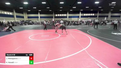 175 lbs Round Of 32 - Josiah Matagaono, Az Heat vs Kaden Nowell, Canyon View HS