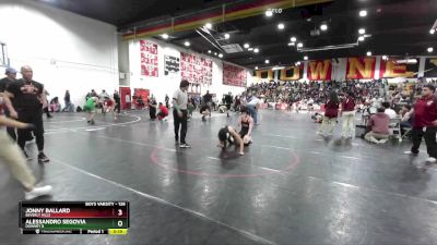 126 lbs Cons. Round 3 - Alessandro Segovia, Downey B vs Jonny Ballard, Beverly Hills