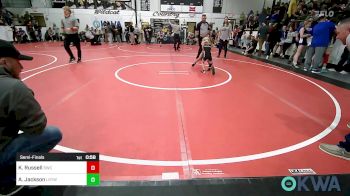 37 lbs Semifinal - Kimber Russell, Salina Wrestling Club vs Aeryn Jackson, Locust Grove Youth Wrestling