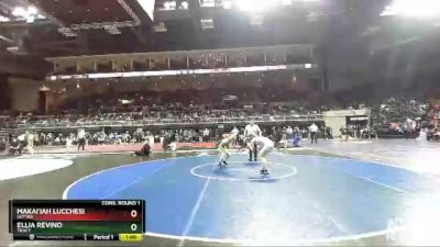 126 lbs Cons. Round 1 - Ellia Revino, Tracy vs Makai`iah Lucchesi, Sutter