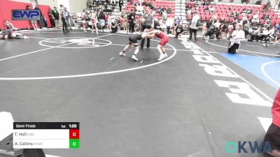 80 lbs Semifinal - Trenton Hall, Claremore Wrestling Club vs Aaron Collins, Verdigris Youth Wrestling