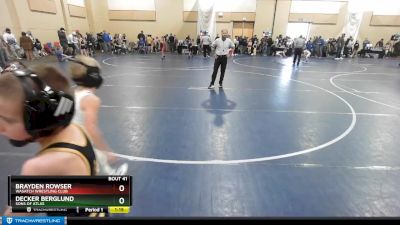 66 lbs Cons. Round 3 - Decker Berglund, Sons Of Atlas vs Brayden Rowser, Wasatch Wrestling Club