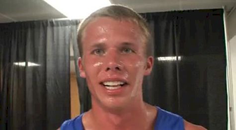 Justin Tyner (Air Force) after Steeple Prelim NCAA Outdoor Track and Field Championships 2011