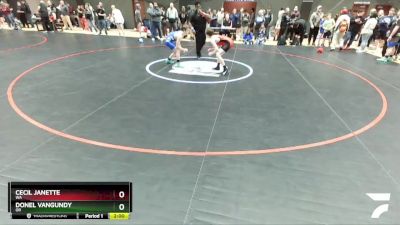 113 lbs Champ. Round 2 - Cecil Janette, WA vs Donel VanGundy, OR
