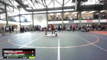 137-152 lbs Quarterfinal - Emmanuel Lagunas, Wheeling High School vs Rolando Luna-Ramos, Spar Wrestling Academy