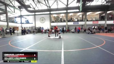 137-152 lbs Quarterfinal - Emmanuel Lagunas, Wheeling High School vs Rolando Luna-Ramos, Spar Wrestling Academy