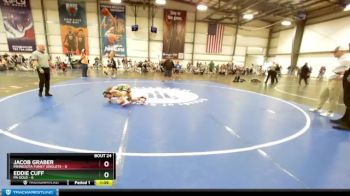 56 lbs Rd# 9- 2:15pm Saturday Final Pool - Jacob Graber, Minnesota Funky Singlets vs Eddie Cuff, PA Gold