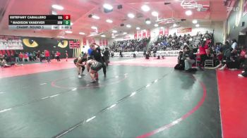 190 lbs Champ. Round 3 - Madison Vandiver, Brawley vs Estefany Caballero, Orange
