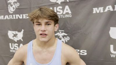 Tyler Kasak is emotional after a thrilling series with Joel Adams at the U17 World Team Trials