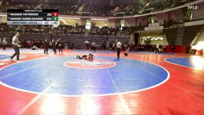 106-2A Cons. Round 2 - Magnus Patterson, Jordan vs Anthony Gaines-Shavers, Columbus