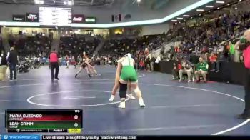 170 lbs Cons. Round 7 - Leah Grimm, Osage vs Maria Elizondo, Humboldt