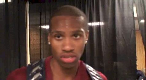 Maurice Mitchell (FSU) after 200 prelim NCAA Outdoor Track and Field Championships 2011