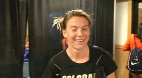 Shayala Kipp (Colorado) after steeple prelim Ncaa Outdoor Track and Field Championships 2011