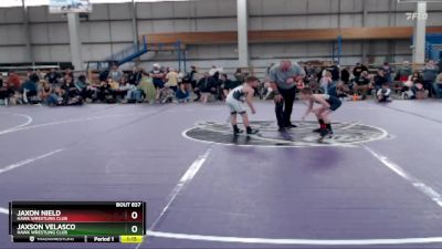 62 lbs Round 4 - Jaxon Nield, Hawk Wrestling Club vs Jaxson Velasco, Hawk Wrestling Club