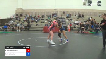 57 kg Consi Of 8 #1 - Heidi Mae Richardson, Team Maryland vs Clarissa Archuleta, Team Texas