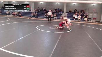 157 lbs Cons. Round 4 - Tommy Freeman, New Mexico Highlands vs John Graham, Northern State