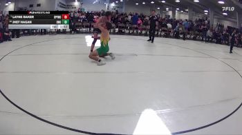 141 lbs Champ. Round 1 - Layne Baker, St. Paul Youth Wrestling Club vs Jhet Hagan, Shelton Wrestling Club