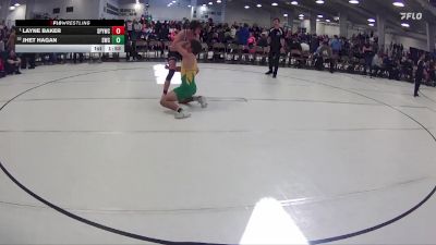 141 lbs Champ. Round 1 - Layne Baker, St. Paul Youth Wrestling Club vs Jhet Hagan, Shelton Wrestling Club