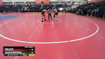 285 lbs Cons. Round 2 - Nicholai Brotzman, Pennsylvania College Of Technology vs Arik Hums, Centenary (NJ)