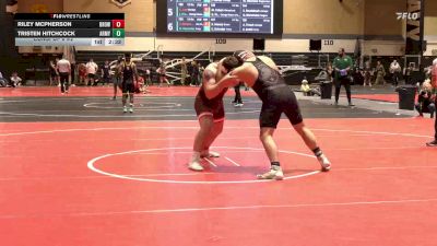 285 lbs Consi Of 8 #2 - Riley McPherson, Brown vs Tristen Hitchcock, Army