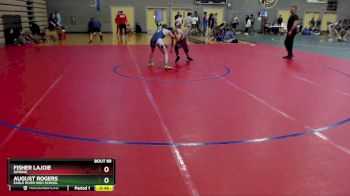 135 lbs Cons. Round 2 - August Rogers, Eagle River High School vs Fisher Lajoie, Dimond