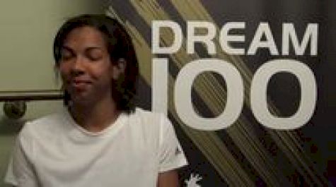 Olivia Ekpone before Dream 100 2011 adidas Golden Stripes