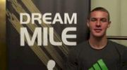 Austin Mudd before Dream Mile 2011 adidas Golden Stripes