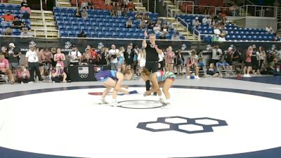 110 lbs Cons. Sub-rd Of 32 - Elaine Hay, Wisconsin vs Zoiee Ward, Missouri