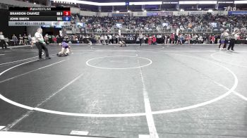 100 lbs Round Of 16 - Brandon Chavez, NM Bad Boyz vs John Smith, Bulls WC