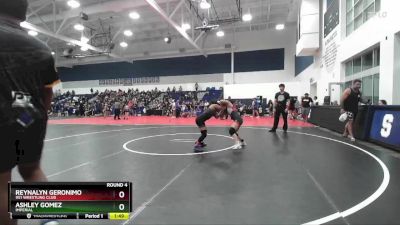 102 lbs Round 4 - Ashley Gomez, Imperial vs Reynalyn Geronimo, 951 Wrestling Club