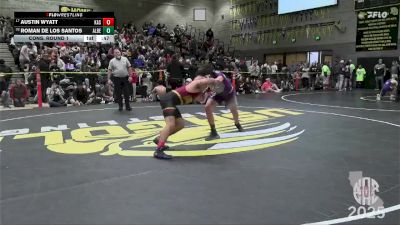 128 lbs Cons. Round 1 - Roman De Los Santos, Ukiah Wrestling Club vs Austin Wyatt, Kastner