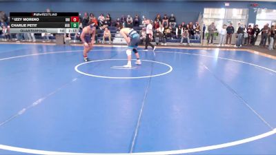 174 lbs Quarterfinal - Charlie Petit, Augustana (SD) vs Izzy Moreno, Northern Iowa
