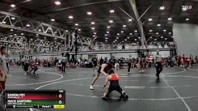 120 lbs Semis (4 Team) - Mack Santoro, Grit Mat Club vs Eamon Fry, Dragons NJ