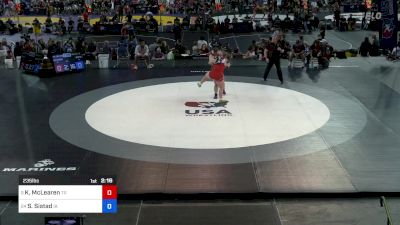 235 lbs Rnd Of 32 - Kayla McLearen, TX vs Savannah Sistad, IA