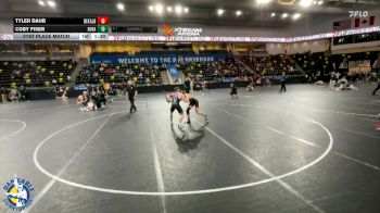 126 lbs 21st Place Match - Tyler Daub, DeKalb vs Coby Fiser, Bondurant-Farrar