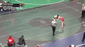 124 lbs Semifinal - Brody Mayfield, York Suburban vs Rolly Walylko, Coneamaugh Township