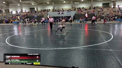 60 lbs Champ. Round 1 - Tibby Norman, TNWA vs Luke Mitchell, Fairview Jackets Youth Wrestling