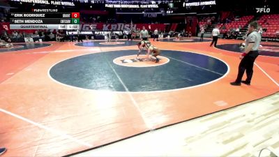 3A 138 lbs Quarterfinal - Erik Rodriguez, Fox Lake (Grant) vs Seth Mendoza, Chicago (Mt. Carmel)