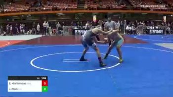 130 lbs Quarterfinal - Ethan Martinmaas, Governor Wrestling vs Logan Clark, 2TG