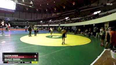Rookie 6-8 115 Semifinal - Easton Hughs, Mathews Youth Wrestling Club vs Bradley Rhodes, Great Bridge Wrestling Club
