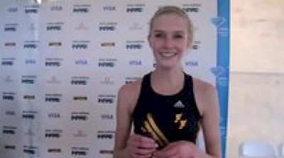Eleanor Fulton with big finish for 2nd in 442 Dream Mile at adidas Grand Prix 2011