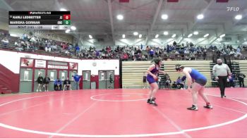 135 lbs Cons. Round 2 - Karli Ledbetter, Jennings County vs Mariska Gorman, Gopher Wrestling Club