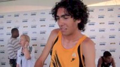 Billy Orman after Dream Mile at adidas Grand Prix 2011