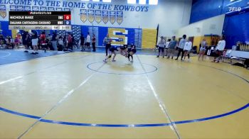 125 lbs Round 4 (6 Team) - Nichole Baez, Eagles WC vs Daliana Cartagena Casiano, Wellington WC