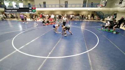 126 lbs Quarterfinal - Easton Olson, Sanderson Wrestling Academy vs Hawk Grow, Champions Wrestling Club