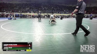 4A-144 lbs Quarterfinal - Jaxon Koeltzow, Tuttle vs Aiden Ruiz, Sallisaw