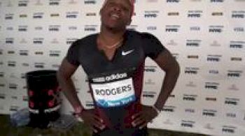 Michael Rodgers after 3 DQs in 100 at adidas Grand Prix 2011