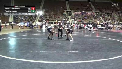 6A 120 lbs Champ. Round 2 - Jacob Knapp, Northridge High School vs William Booker, Homewood Hs